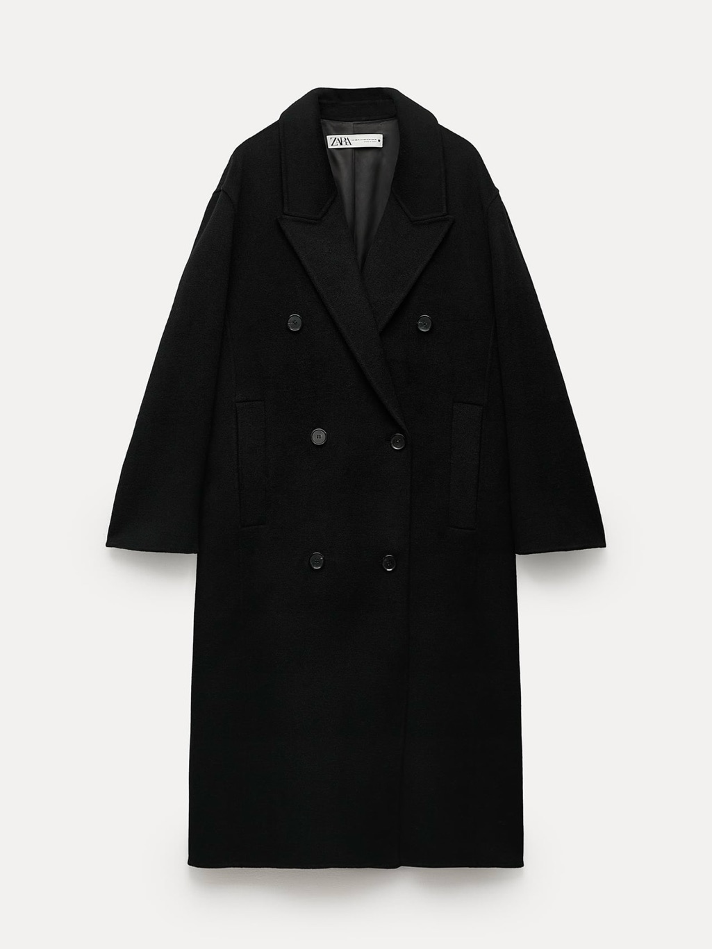 Zara Double-Breasted Oversized Wool Coat Frankie Shop Aritzia Mango Cos Quince